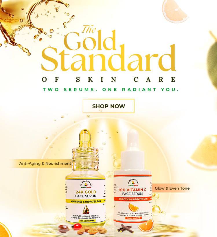 The Serum Specialists - 24K Gold Face Serum and 10 Vitamin C Face Serum - Ayurveda and Modern Science - 2 The Serum Specialists - 24K Gold Face Serum and 10 Vitamin C Face Serum - Ayurveda and Modern Science - 2