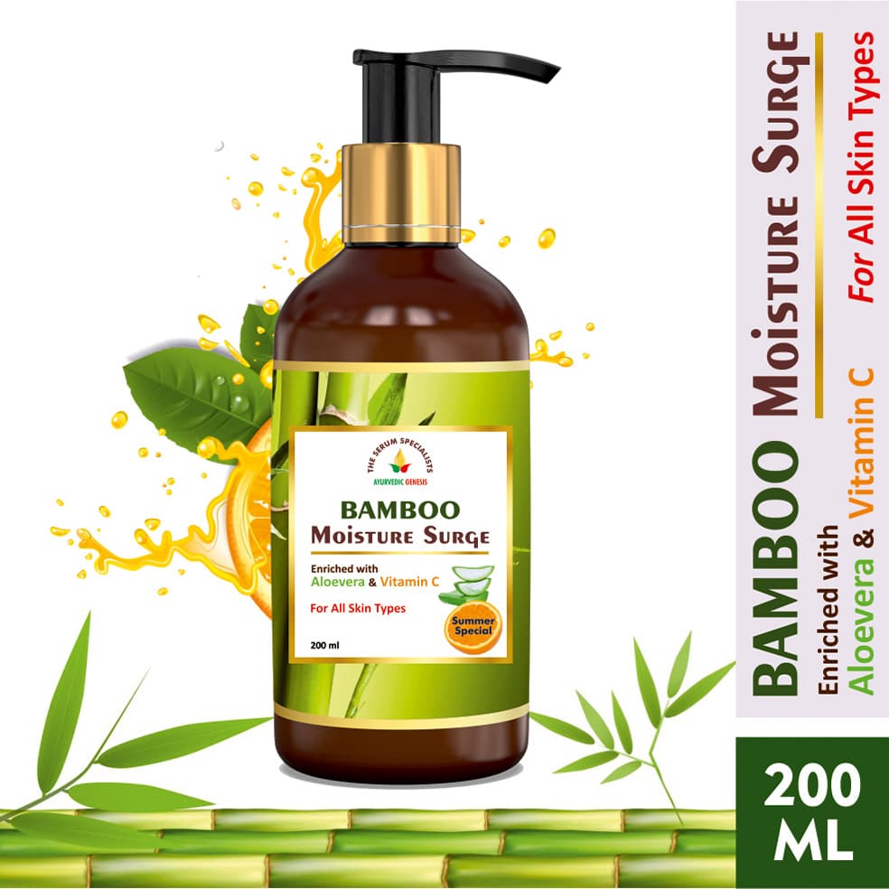 Bamboo Moisture Surge Enriched with Aloe Vera and Vitamin C The Serum Specialists 2
