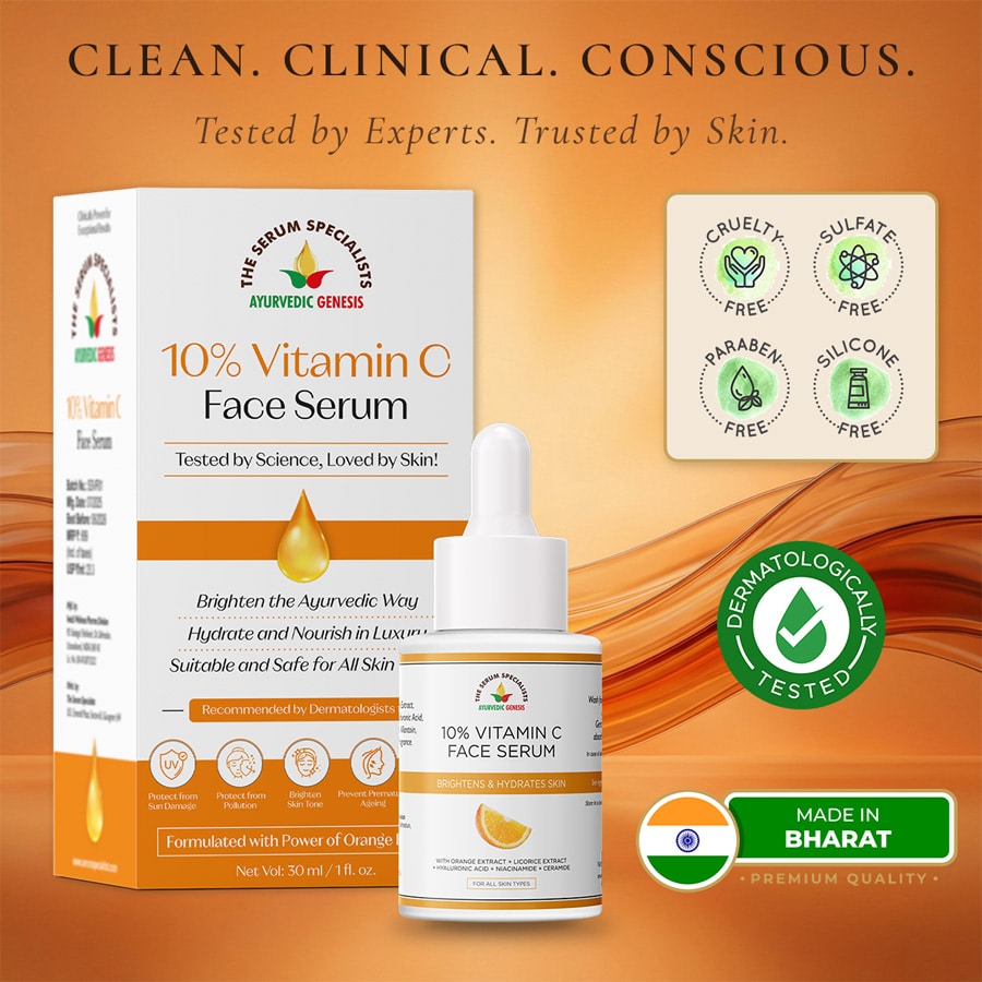 10 Percent Vitamin C Face Serum Clean Clinical Conscious The Serum Specialists