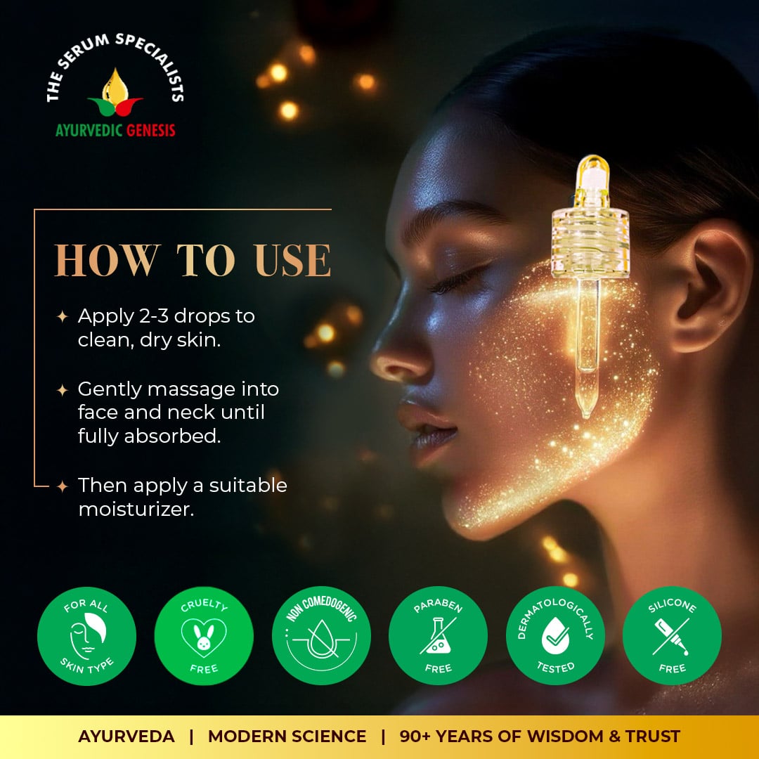 How to Use 24K Gold Face Serum with Argan, Almond, Jojoba & Rosehip Oils The Serum Specialists