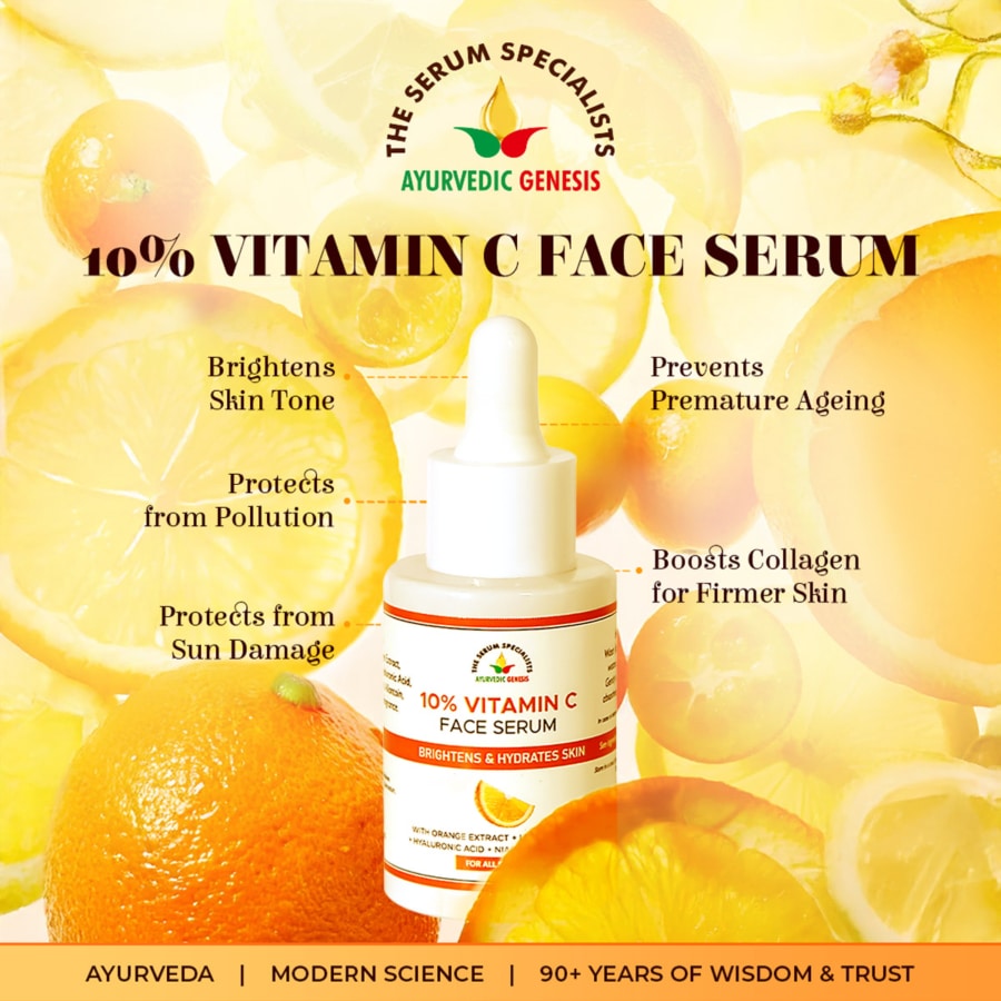 Ingredients 10 Percent Vitamin C Face Serum The Serum Specialists 1