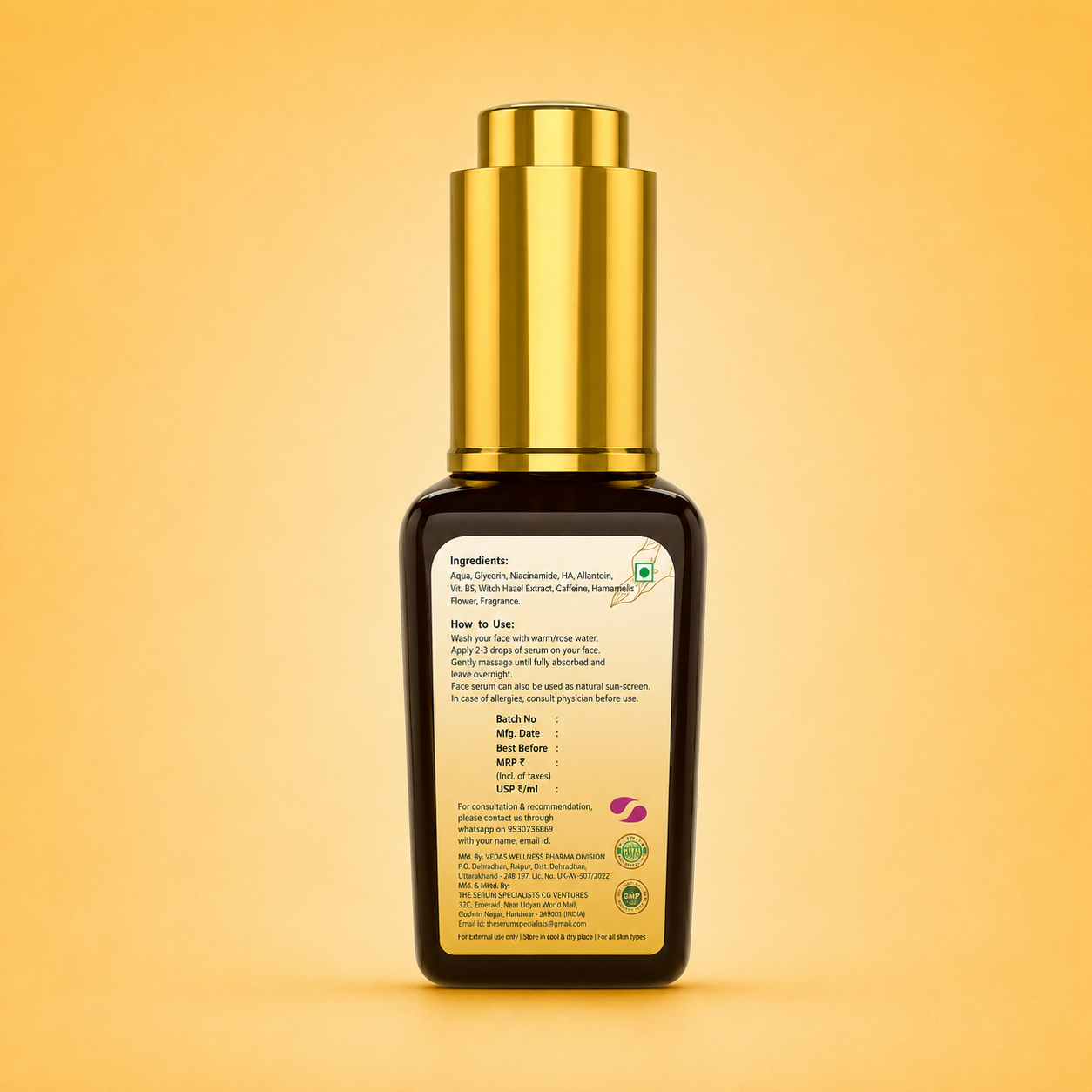 The Serum Specialists Witch Hazel Age Reversal++ Face Serum