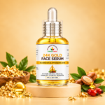 The Serum Specialists 24K Gold Face Serum with Argan, Almond, Jojoba & Rosehip Oils
