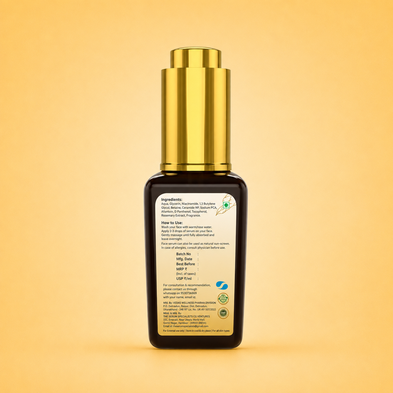 The Serum Specialists Raw Rice Water Korean Face Serum