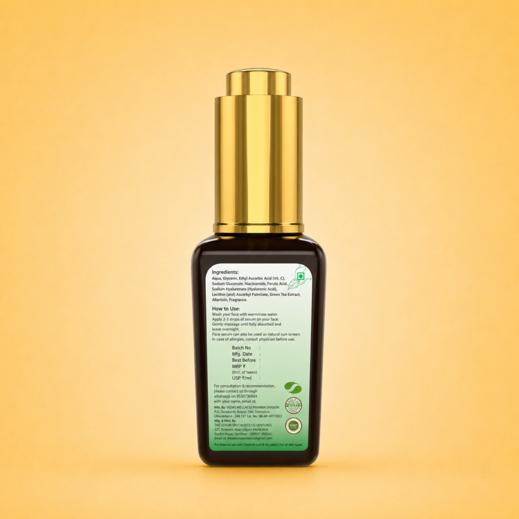 The Serum Specialists Moringa, Flax Seed & Cucumber Face Serum