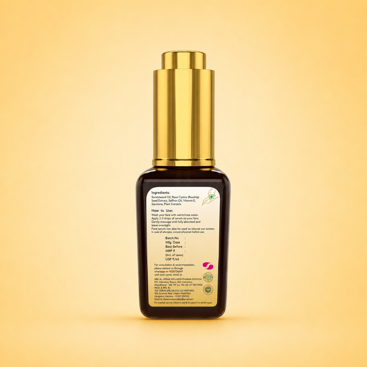 The Serum Specialists Kumkumadi Face Serum